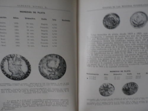 Monedas Venezolanas. Sipnosis. Alberto Sivoli (Usado)