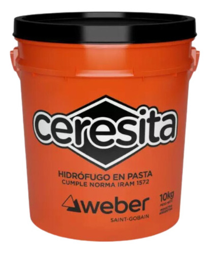 Weber Ceresita Hidrofugo En Pasta 10kg