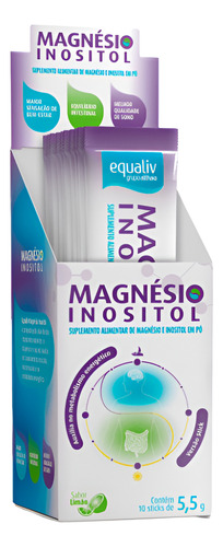 Equaliv Magnésio Inositol - Creatina - Probiguti - 1 Sachê