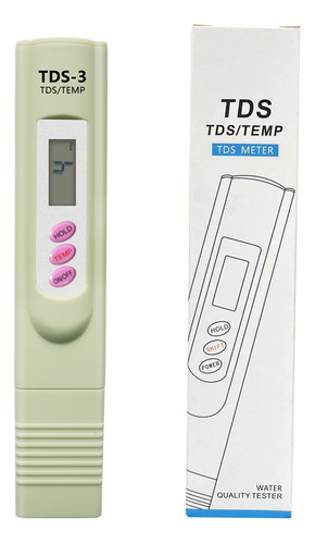 Bolígrafo Digital Tds Meter 0-9999 Ppm Para Medir La Calidad