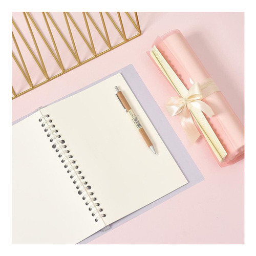 Cuaderno Recargable Transparente A5 20 Anillos/agujeros Hoja