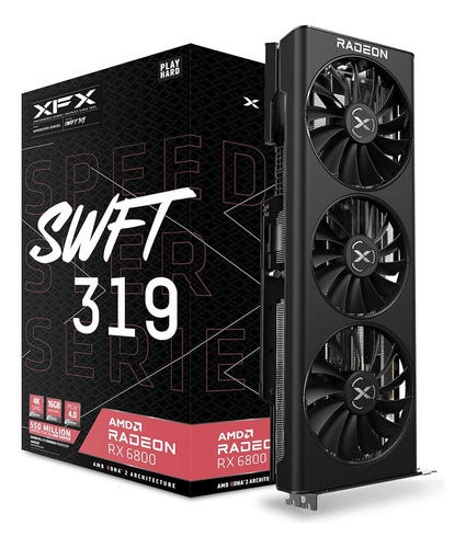 Xfx Speedster Swft319, Tarjeta Gráfica Para Juegos Radeon Rx