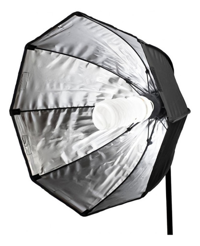 Kit Softbox Octabox Com Grid Lâmpadas Suportepotente Greika