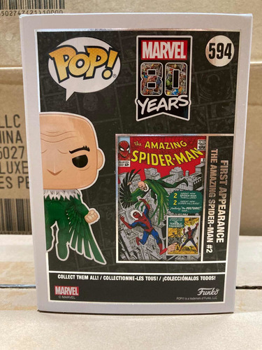 Vulture 594 Marvel Spider-man Funko Pop Vuitre Nuevo