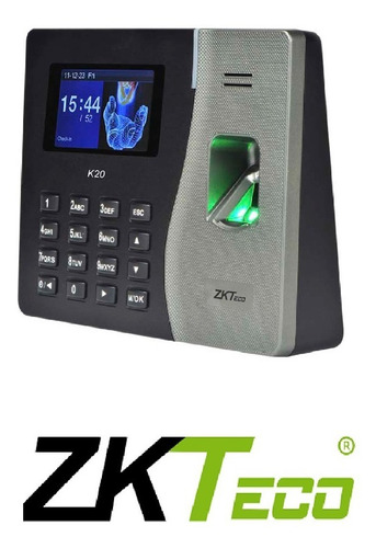 Imagen 3 de 9 de Terminal Para Gestión De Asistencia Ip Con Huella Zkteco