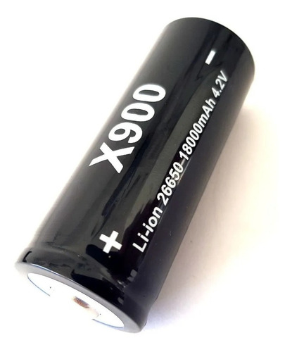 Bateria Li-ion X900 Para Lanterna Bl 26650 - 16800mah 4.2v