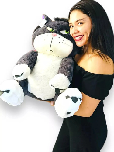 Peluche De Gato Lucifer Regalo Calidad Premium 45cm