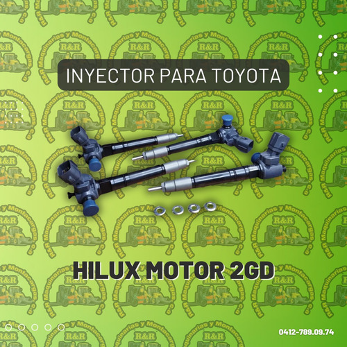 Inyector Para Toyota Hilux Motor 2gd