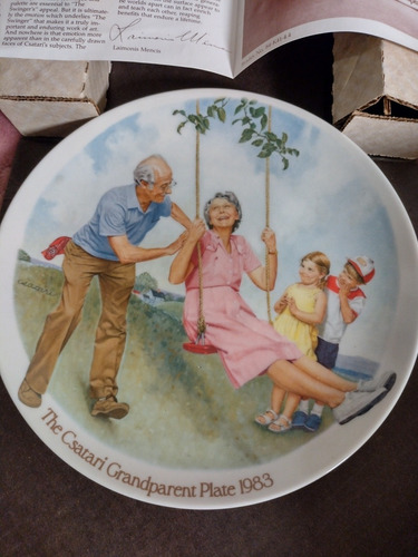 Plato Colección Csatari The Swinger Grandparents Vintage1983