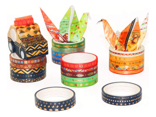 Cinta De Cinta Washi Yubx 26 Rolls, Cinta De Enmascaramiento