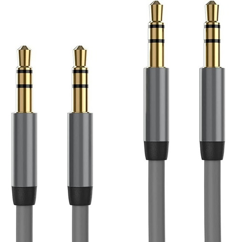 Imagen 8 de 10 de Cable Auxiliar Spica 3.5 Macho Macho Ma 1mt Mallado ,,