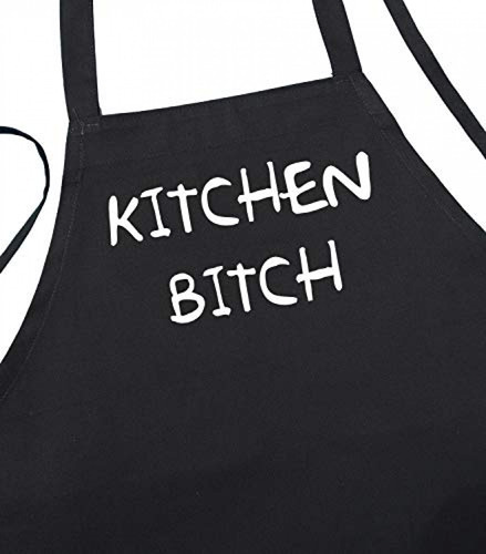 Delantal Perchera Kitchen Bitch Funny Black Delantal Para Co