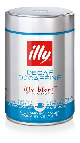 Imagen 4 de 4 de Cafe Illy, Descafeinado, Blend 100% Arábica, 250grs, Italia