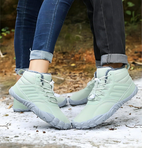 2024 Zapatos Descalzos, Botines Unisex Suaves Y Cálidos