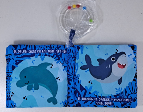 El Mar - Colección Entretelas - Libro De Tela Para Bebes