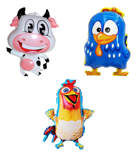 Tres Globos Granja De Zenon Personajes