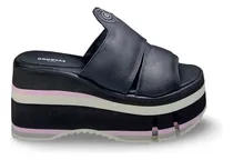Comprar Sandalias Altas Con Plataforma. Color Negro. Sandalias.