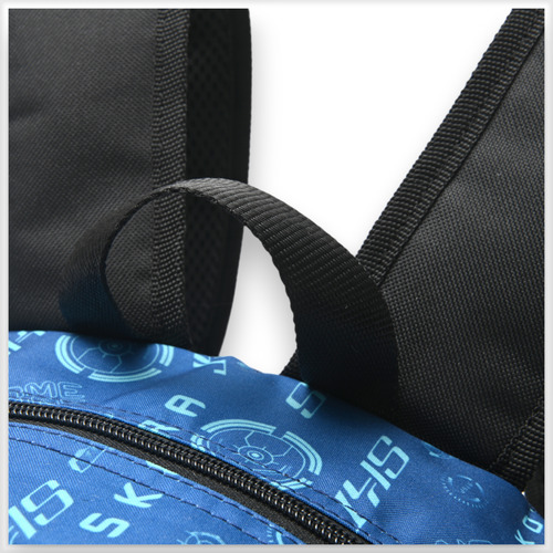 Mochila Skora 16 Pulgadas Escolar Reforzada Para Espalda Azul Gamer
