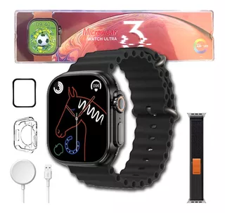 Relogio Smartwatch Watch Ultra 3 Série 10 Amoled Gps Musica
