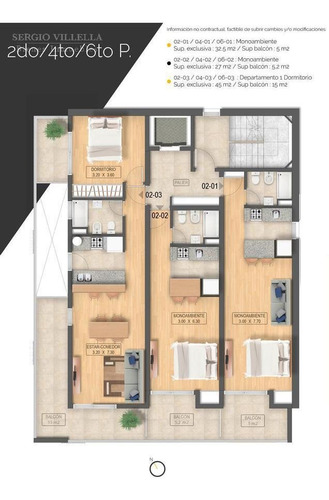 Imagen 7 de 7 de Departamento Monoambiente En Venta En Rosario