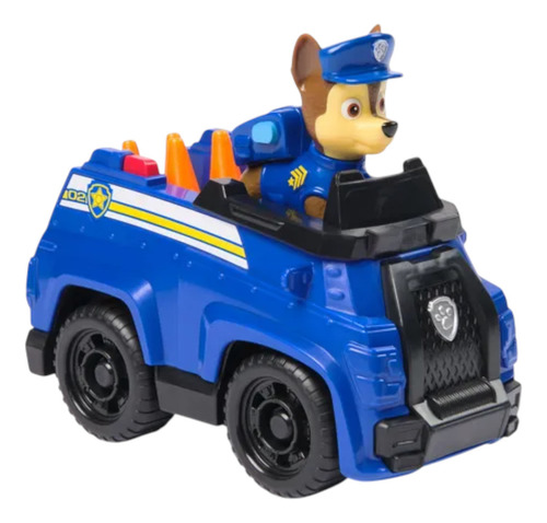 Paw Patrol Vehículo Con Personaje 16 Cm Chase
