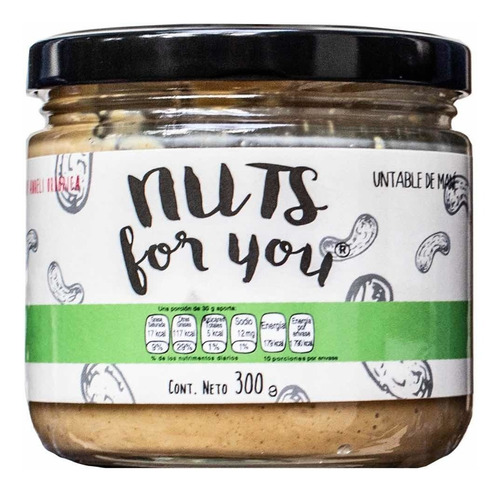 Crema De Cacahuate Natural- La Original, 300gr