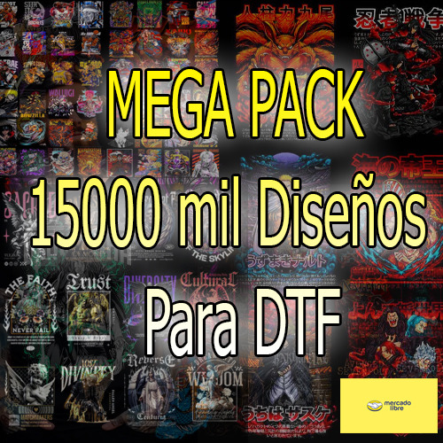 Mega Pack 15000 Mil Plantillas Para Dtf