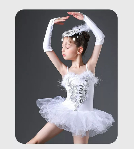 A Traje De Baile De Ballet Vestido De Encaje Para Niños