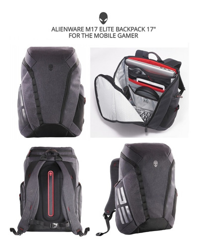 Mochila Alenware Elite Awm17bpe M17 Gris Mochila Alenware Elite Awm17bpe M17 Gris