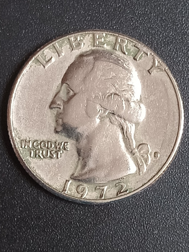 Estados Unidos 1972 D. Moneda De Quarter Dollar. Mb. Mira!!!
