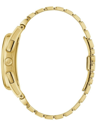 Reloj Bulova 97a160 Curv Original Para Caballero Color de la correa Dorado Color del fondo Dorado