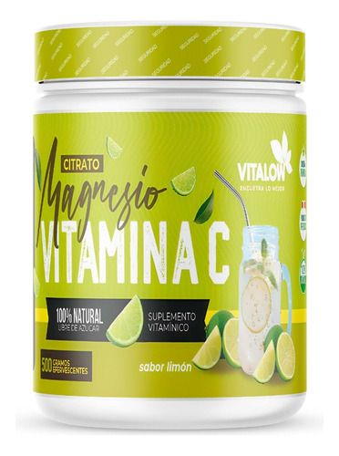 Citrato De Magnesio Efervecente Sabor Limon 1 Kg