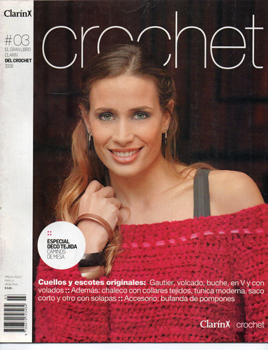 El Gran Libro Del Crochet Clarin 2008 8 Fasciculos (Usado)