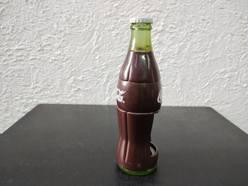 Botella De Cuerda Coca Cola Con Oso Polar Giratorio Año 2000 (Usado)