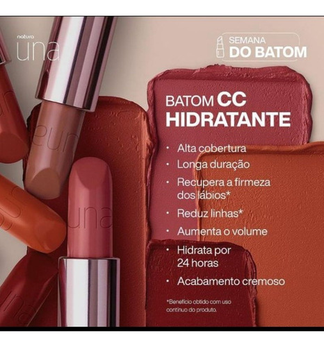 Natura Una Batom Cc Cremoso Nude 2c Fps 25