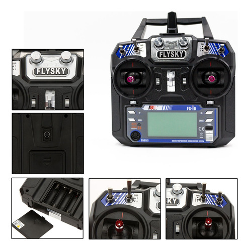 Control Remoto Afhds Flysky Fs-i6 Rc Para Transmisor De Radi