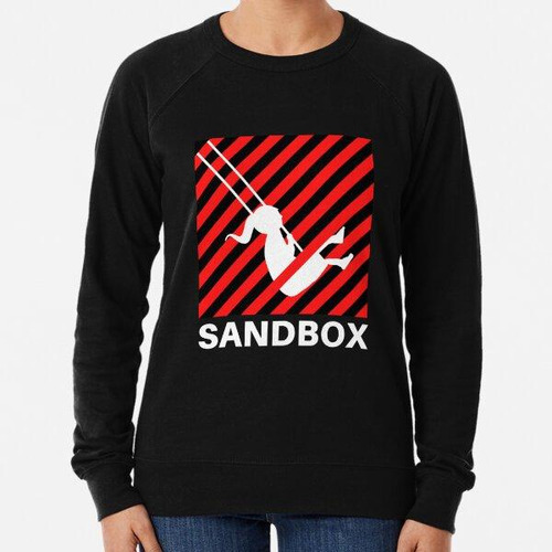 Buzo Inicio - Logotipo De Sandbox (versión Negra) Calidad Pr