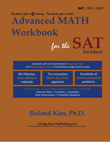Libro:  Advanced Math Workbook For The Sat