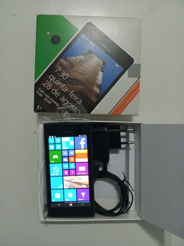 Smartphone Nokia Lumia 730,dual Sim,carregador,leia Anúncio