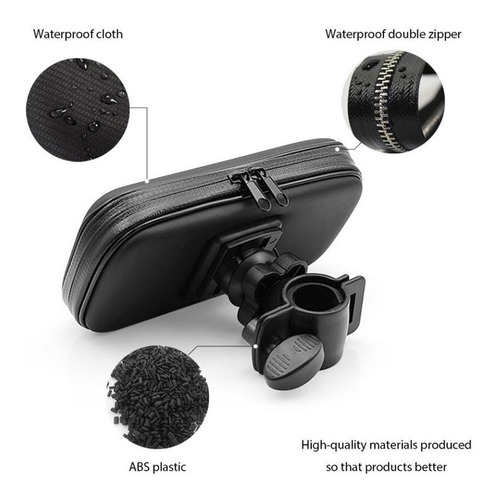 Bolsa De Bicicleta Impermeable Para Celular Pantalla Táctil