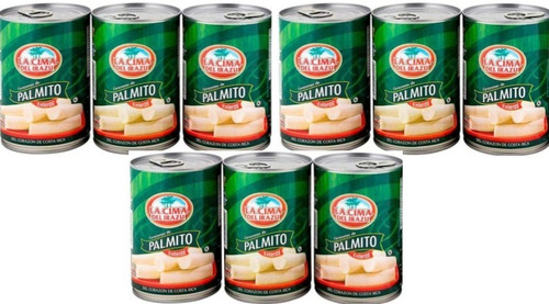 3 Pack 3 Latas Corazón De Palmito Entero La Cima 400grs C/u