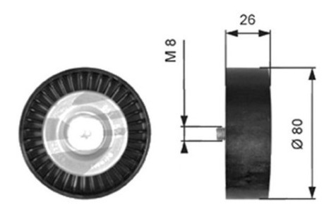 Polea Correa Alternador Volvo S80 Xc60 Xc70 Xc90 3.0 3.2 T6