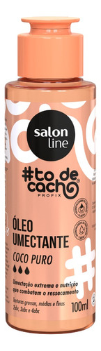  Óleo de umectação Salon Line Coco Purissimo nutrição de 100mL 100g