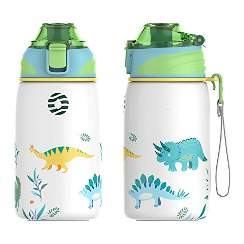 Fjbottle Niños Aislados Botella De Agua 14oz,doble N214i