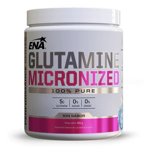 Glutamina Micronizada 150 Grs Ena Sport Rápida Recuperación