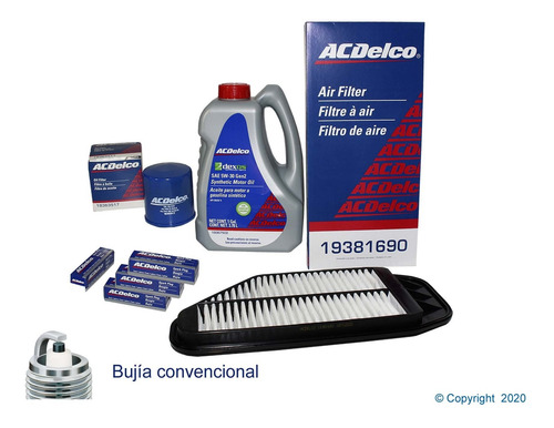Imagen 2 de 5 de Afinación Aceite 5w30 Sintético Beat 1.2 2018 2019 2020 2021