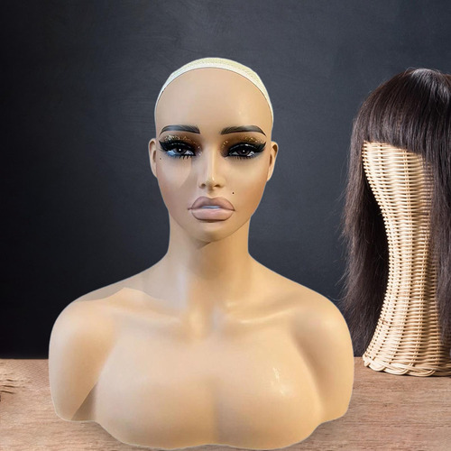 Cabeza De Maniquí Femenina, Soporte De Exhibición,