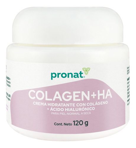 Crema Hidratante Con Colágeno +ha Colagen (120 Gr) - Pronat