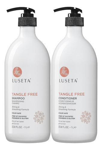 Shampoo E Condicionador De Rotina Luseta Tangle-free Para E