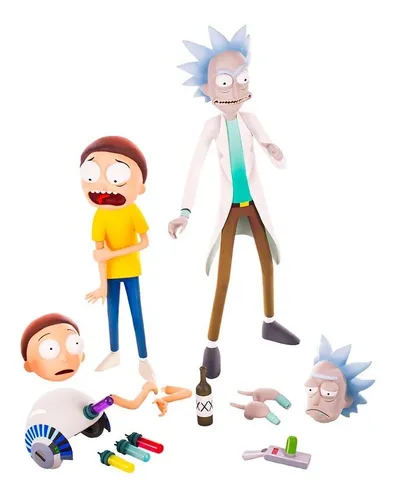 Muñecos de sales rick y morty